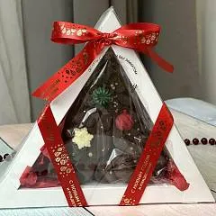Фигурный шоколад Дубайская шоколадная елочка новый год
