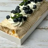 Меренговый рулет с голубикой — MaryBerry