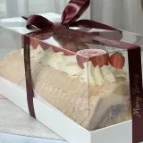 Меренговый рулет с клубникой и персиком — MaryBerry