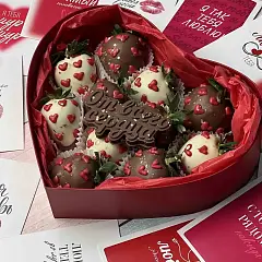 Клубника в шоколаде "Клубничная Валентинка сердце 14 февраля"